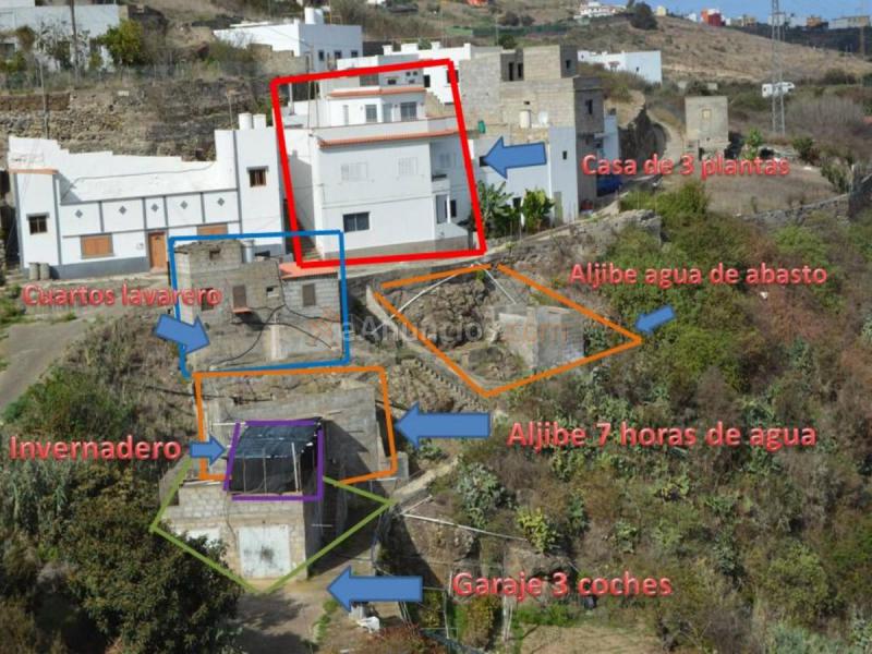 Adosado en venta en  EL PALMITAL, Santa Maria de Guia de Gran Canaria