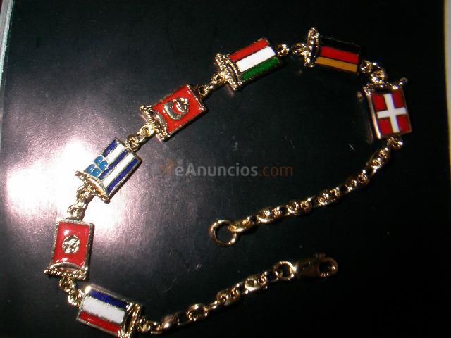 BANDERAS en oro y plata