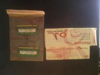 2 placas de memoria macbock 1g.  marca: ondamatica.