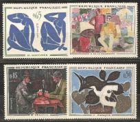 Cambio 3x1 sellos de Andorra, Francia y Mónaco