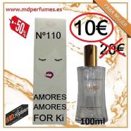 Perfume equivalente mujer Amores Amores For Ki 100ml 10