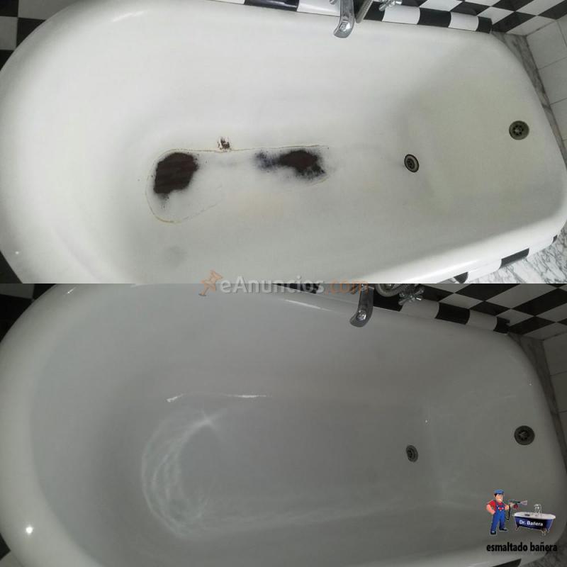 reparación y esmaltado de bañeras con el Doctor Bañera