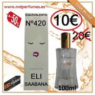 Perfume Mujer Equivalente n420 Eli Saabana 100ml 10€