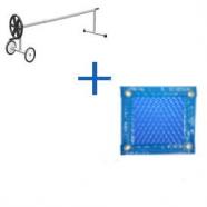 Cobertor térmico 600 micras+Enrollador telescópico 81mm