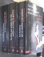Saga Millennium. Tomo I: Los hombres que no amaban a las mujeres. Tomo II: La chica que soñaba con una cerilla y un bidón de gasolina. Tomo III: La reina en el palacio de las corrientes de aire. 3 tomos