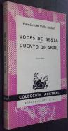 Voces de gesta. Cuento de Abril