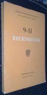 Recensiones. Año III-IV. Septiembre 1968 - Agosto 1969. N 9 - 11
