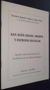 San Atón Monje, obispo y patrono secular. Apuntes para la historia de la Archidiócesis de Mérida-Badajoz. Fascículo 4. Año 2000. Separatas de los XXVI Coloquios Históricos de Extremadura