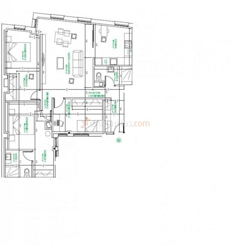 Apartamento en venta en Calle Miranda, Burgos, Zona sur - B Cortes, Burgos