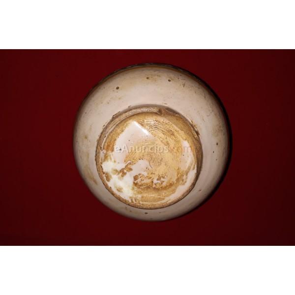 ANTIGUA JARRA DE CERÁMICA DE TALAVERA SIGLO XIX