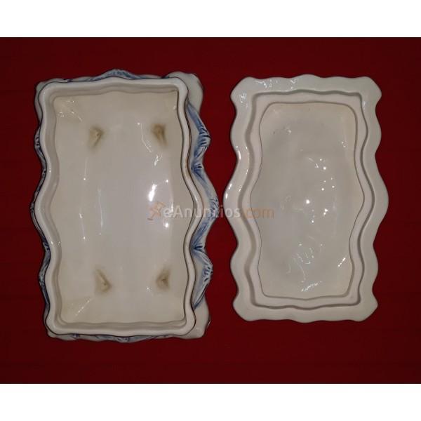 JOYERO DE PORCELANA  CAPODIMONTE ITALY