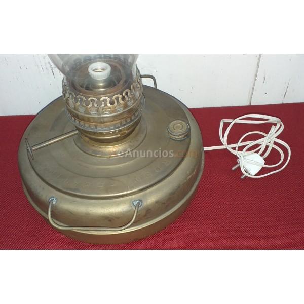 ANTIGUO QUINQUÉ ELECTRIFICADO SIGLO XIX 
