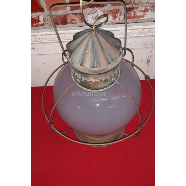 LÁMPARA FAROL PRIMERA MITAD SIGLO XX