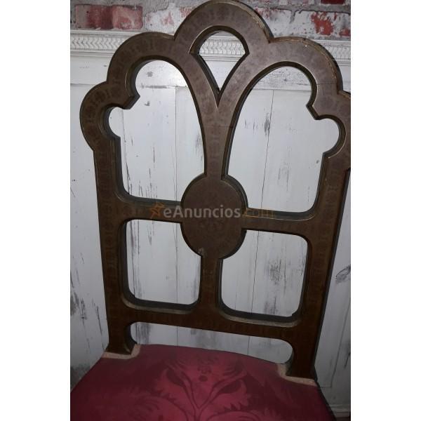 Pareja de sillas de habitación policromadas Siglo XIX