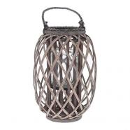 Farol portavelas Home & Styling cañas de sauce