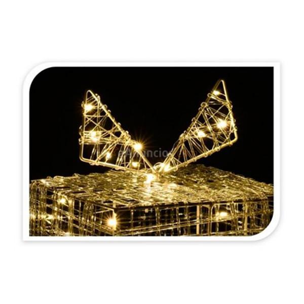 Set 3 regalos luminosos 90 LED cálida