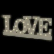 Letrero “Love” Alessio Braco WS-585 LED 60 x 25 cm
