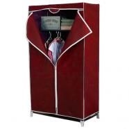 Armario ropero de tela Müller WS-383 granate