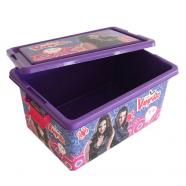 Caja multiusos Chica Vampiro con tapa 13 L morado