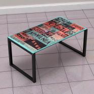 Mesa de centro Danubio cristal impreso