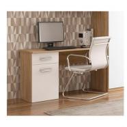 Escritorio Champion color blanco y cambria