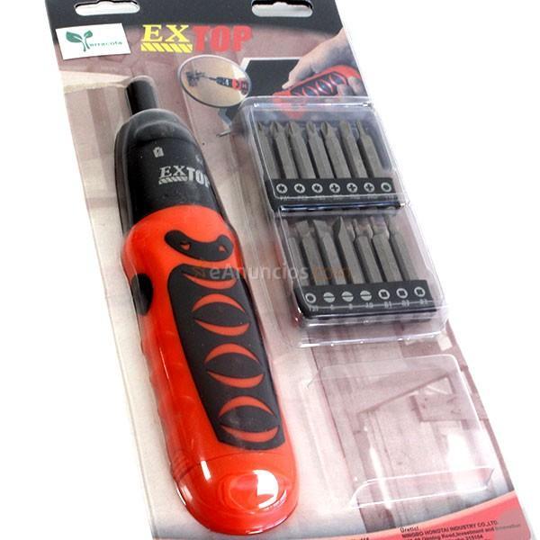 Destornillador Terracota pilas WS-526 cabezal multifunción