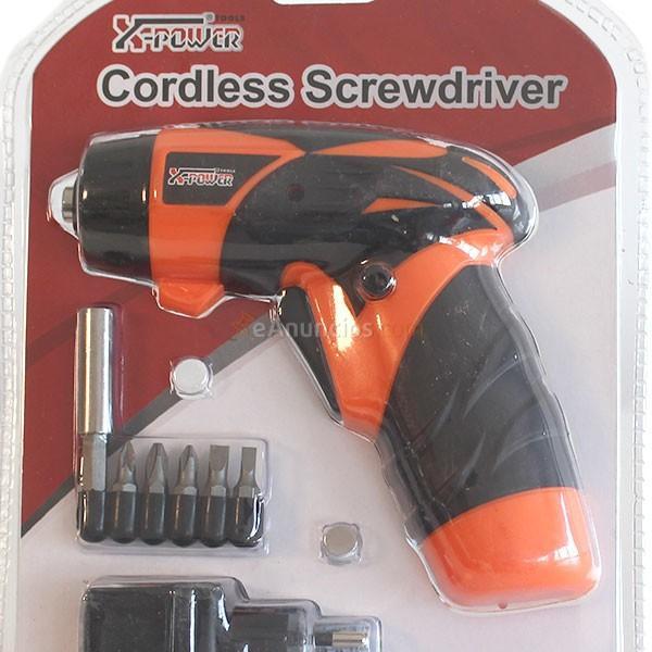 Destornillador Terracota pilas WS-524 cabezal multifunción