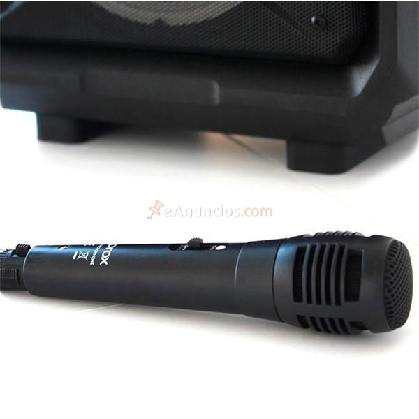 Altavoz Monster Party Lite 45 W LED con bluetooth, radio y micrófono negro