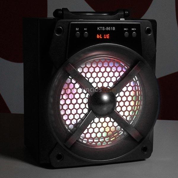 Altavoz Cruzer KTS-861B con bluetooth y radio FM negro