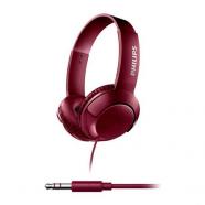 Auriculares Philips SHL3070 BASS+ Rojos