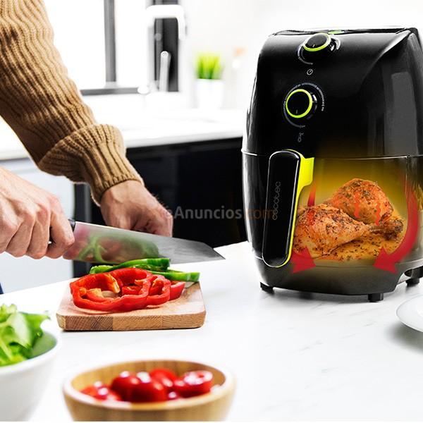 Freidora sin aceite Cecotec Cecofry Compact Rapid 900 W negro