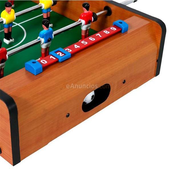 Futbolín de mesa Foosball madera 51 x 31 x 10 cm