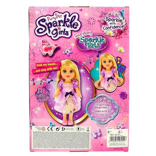 Muñeca Canta Conmigo Sparkle Girlz 33 cm