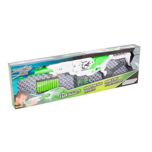 Arma de tiro juguete 10 balas 74 cm
