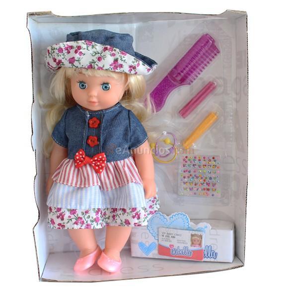 Muñeca Isabella Colorbaby 25 cm con accesorios + 3 años