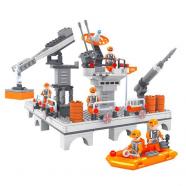 Juego construcción Ausini Plataforma marina 308 piezas +6