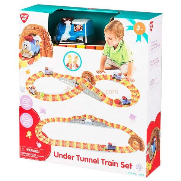 Tren eléctrico con vías Playgo +3 años