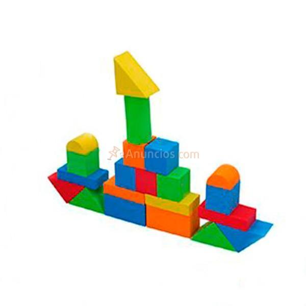 Mochila de bloques CB Toys goma Eva 74 piezas + 3 años