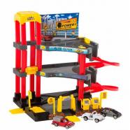 Parking Speed & Go CB Toys 3 niveles con 3 coches de metal + 3 años