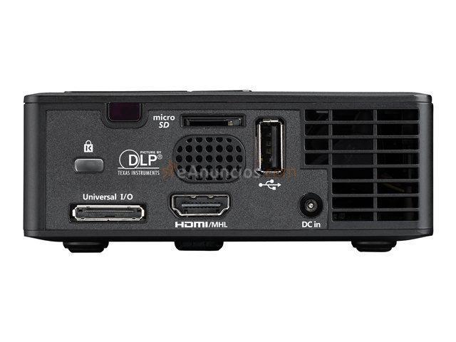 Optoma ML750e - Proyector DLP - 3D - 700 ANSI lumens - 1280 x 800 - HD 720p