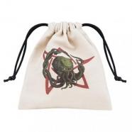 Qw bolsa dados cthulhu pentagrama blanco