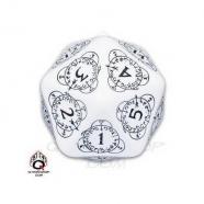Qw Dado D20 Contador Blanco