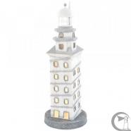Faro vela torre de hercules alto 43 cm