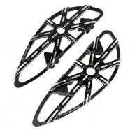 PLATAFORMAS CONDUCTOR 10-GAUGE ARLEN NESS NEGRAS HARLEY DAVIDSON FLST  FLHR  FLT