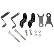 SOPORTE NEGRO ANTIROTACION PLATAFORMAS KURYAKYN HARLEY DAVIDSON 00-07