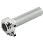 CAÑA ACELERADOR DOBLE CABLE PULIDA PARA MANILLARES DE 1