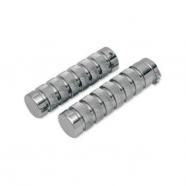 PUÑOS HARLEY DAVIDSO 84-UP ELITE CHROME KNURLED NOTCH