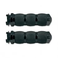 PUÑOS 25 MM AIR CUSHIONED GRIPS BLACK ANODIZED