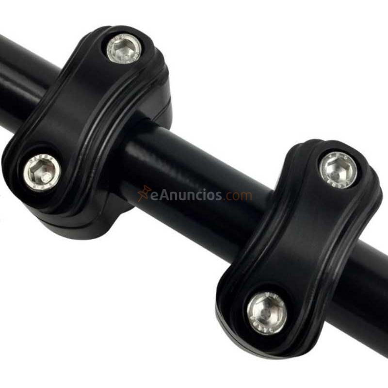 TORRETAS STEP NEGRO PARA MANILLARES DE 1 HARLEY DAVIDSON