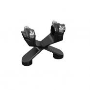 TORRETAS CRUZADAS NEGRAS 25MM HONDA (VARIOS MODELOS)